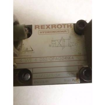 REXROTH VALVE_4 WE 6 D52/OFAG24NK4