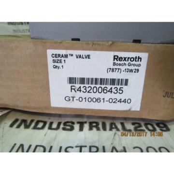 REXROTH CERAM VALVE RT32006435 GT-010061-02440 NEW