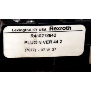 NEW REXROTH R480218642 VALVE PLUGIN VER 44 2 W/ 261-108-120-0 VALVE