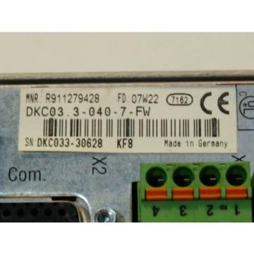 Rexroth Indramat DKC03.3-040-7-FW Eco-Drive Frequenzumrichter Serien Nr. DKC033-