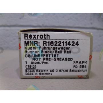 REXROTH R162211424 RUNNER BLOCK *NEW IN BOX*