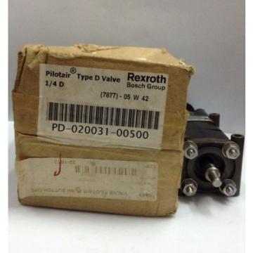 PD-020031-00500 Rexroth Type &#039;D&#039; Pilotair® 2 Way Push/ Spring Air Valve, 1/4&#034;