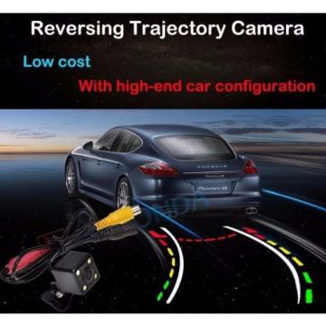 7inch TFT AV Monitor + 4 LED Car Dynamic Track Rear View Reverse CCD Camera