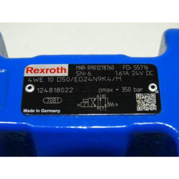 Rexroth Bosch  R901278760 / 4WE 10 D50/EG24N9K4/M ventil valve Invoice