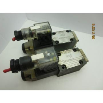 2 Rexroth Valves - 4WE6D52/N5Zl *USED*