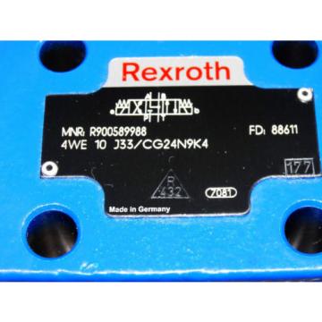 Rexroth  R900589988 / 4WE 10 J33/CG24N9K4   valve ventil    Invoice