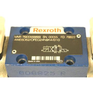 NEW REXROTH R900568899 DIRECTIONAL VALVE 4WE6D62/OFEG24N9K4/B10