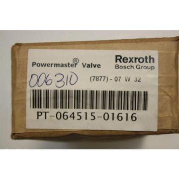 Rexroth Powermaster Valve, PT-64515-01616 Pilot Operated, 1/2&#034;, 4-way