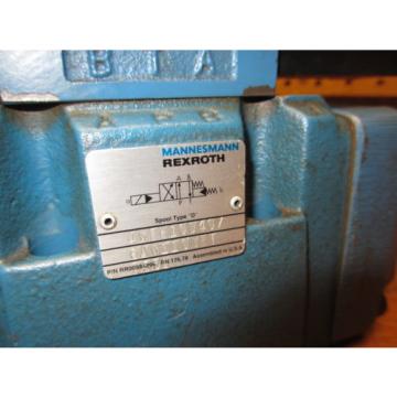 Mannesmann Rexroth 4WEH10D40/6AW110NET Z55L Hydraulic Directional Valve