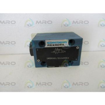 REXROTH 3WE6B60/ EG24N9K4 DIRECTIONAL VALVE *NEW NO BOX*