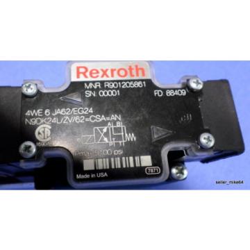 REXROTH 4WE 6 JA62/EG24 N9DK24L/ZV/62 MNR R901205861 NNB