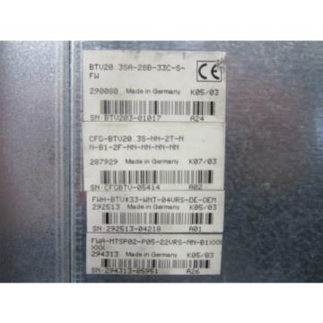 Rexroth Indramat BTV20.3SA-28B-33C-S-FW  -used-