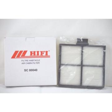 Cabin Filter SC 80040 for KOBELCO Excavator  part # YN50V01015P3P &amp; LQ50V01015P3