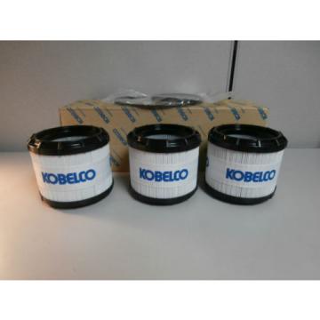 NEW Genuine 3 Pack Kobelco YN52V01020P1 Hydraulic Filter Kit 3 Pack *NOS*