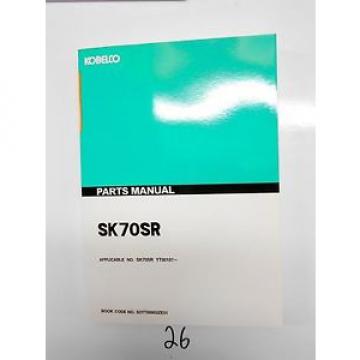 Kobelco SK70SR Excavator Parts Manual