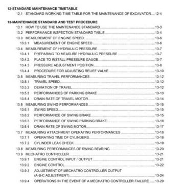 KOBELCO SK260-8 TIER 3 EXCAVATOR SERVICE SHOP MANUAL