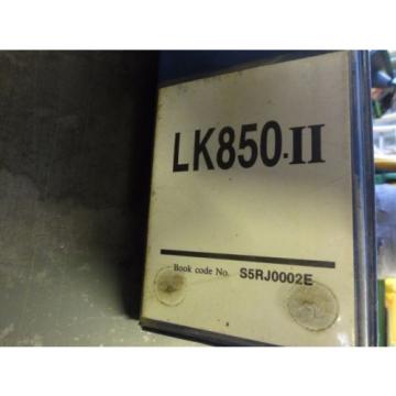 Kobelco LK850-II Shop and Parts Manual