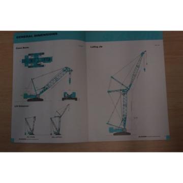 Kobelco Hydraulic Crawler Crane SL4500R Lifting Capacity Manual