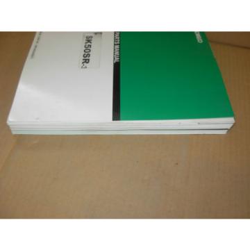 Kobelco SK50SR-3 Excavator Parts Manual , s/n&#039;s PJ05-06001-up