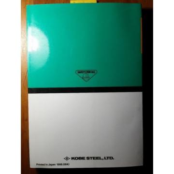 Kobelco SK70SR S/N YT01-00101- Excavator Parts Manual S3YT00002ZE01 8/98