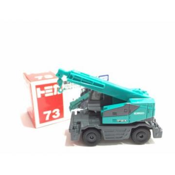 JAPAN TOMY TD TOMICA NO 73 KOBELCO ROUGH TERRAIN CRANE X250 VX392354 1/116