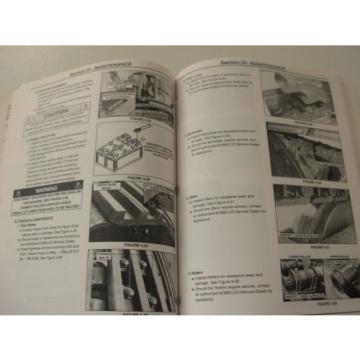 Kobelco SK400 SK400LC Excavator Operator&#039;s &amp; Maintenance Manual , s/n&#039;s listed