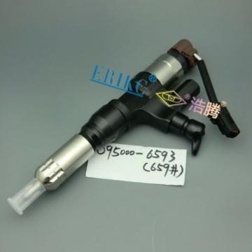 ERIKC Denso Fuel Injector 095000-6593 Hino J08E Kobelco SK330-8 SK350 Excavator