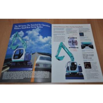 Kobelco SK115SR Excavator Brochure Prospekt