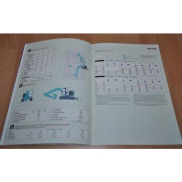 Kobelco SK115SR Excavator Brochure Prospekt