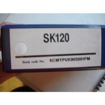 Kobelco SK120 SK120LC Excavator PARTS OPERATORS MANUAL Catalog Service Shop OEM