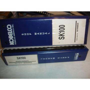 Kobelco SK100 HYD Excavator Factory SHOP MANUAL PARTS OPERATORS Catalog Service