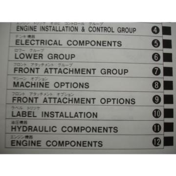 Kobelco Excavator OPERATORS &amp; PARTS MANUAL SK220LC Factory Shop Service Catalog