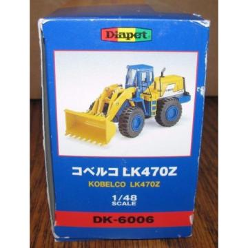 Kobelco LK4702Z Articulated Wheel Loader  BLUE  1/48 Diapet Toy DK6006 Die Cast