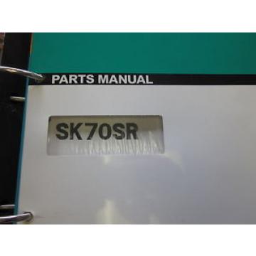 Kobelco SK70SR Excavator Parts Catalog With extra books