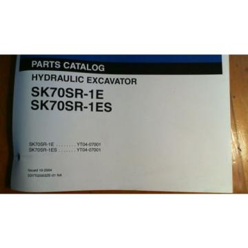 Kobelco SK70SR-1E SR70SR-1ES 7001- Excavator Opt Attach Offset Boom Parts Manual