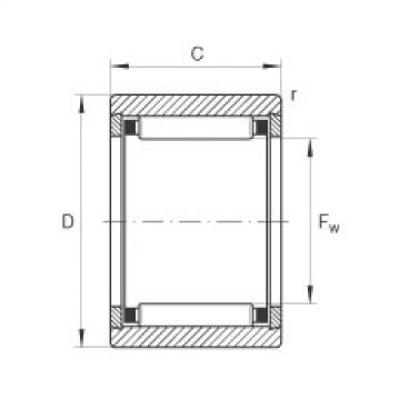 needle roller bearing sleeve NK5/12-TV INA