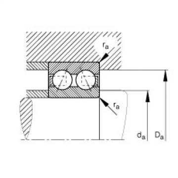 FAG 608 bearing skf Angular contact ball bearings - 3802-B-TVH