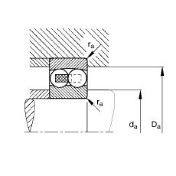 FAG 7218 b mp fag angular contact bearing 90x160x30 Self-aligning ball bearings - 1318-M