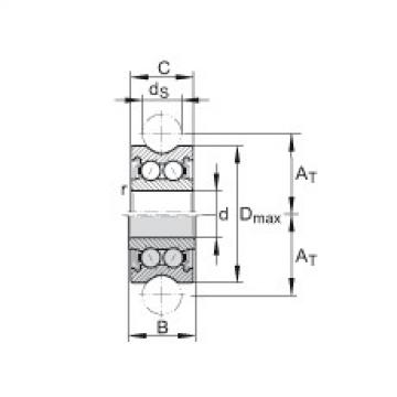 FAG timken 15245 wheel bearing Track rollers with profiled outer ring - LFR5302-10-2Z