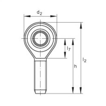 FAG 6203 bearing skf Rod ends - GAKSR22-PS