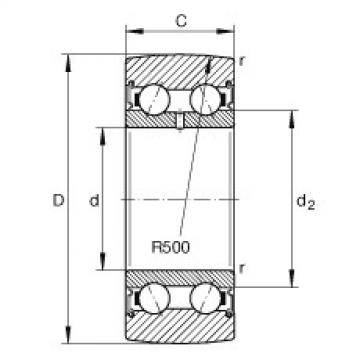 FAG cad skf ball bearing Track rollers - LR50/7-2RSR