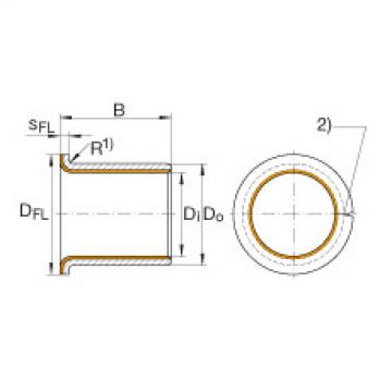 FAG cara menentukan ukuran bearing skf diameter luar 6212 Flanged bushes - EGF06080-E40