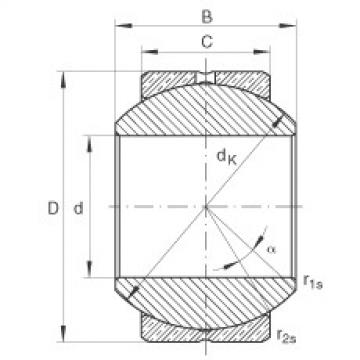 plain bushings bearings GE22-PB INA