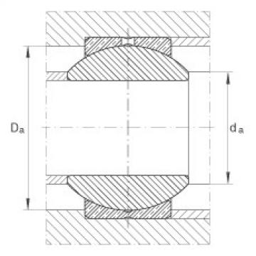 FAG bearing skf 309726 bd Radial spherical plain bearings - GE8-PB