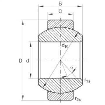 plain bushings bearings GE8-FO INA