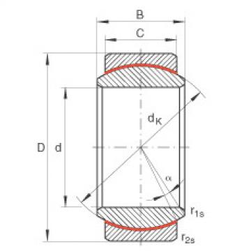 FAG nsk slewing bearing Radial spherical plain bearings - GE25-UK