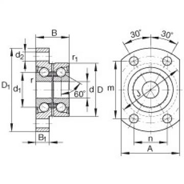 FAG load file bering ntn Angular contact ball bearing units - ZKLFA1050-2Z