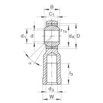 FAG 6301dulx japan nsk 898 Rod ends - GIKR14-PB