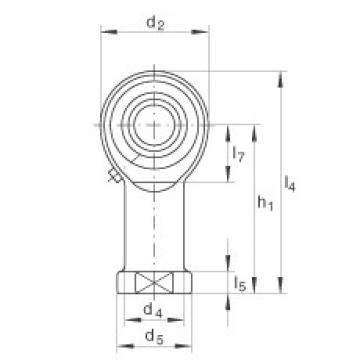 FAG beariing 24140cck30 w33 skf Rod ends - GIKL14-PB