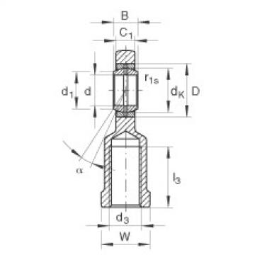 FAG bearing size chart nsk Rod ends - GIL15-DO